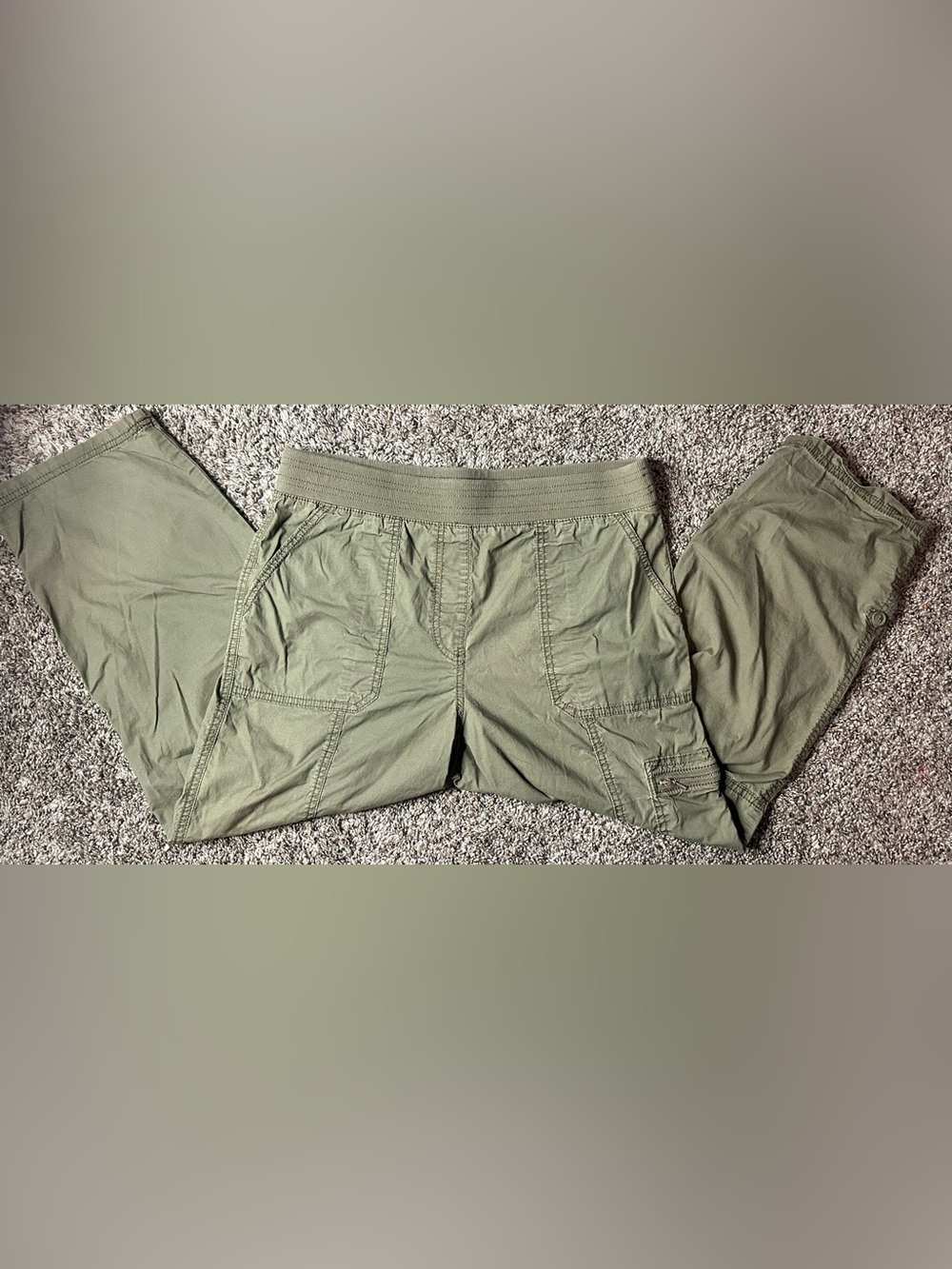 Chico's Men's Olive Cargo Shorts
